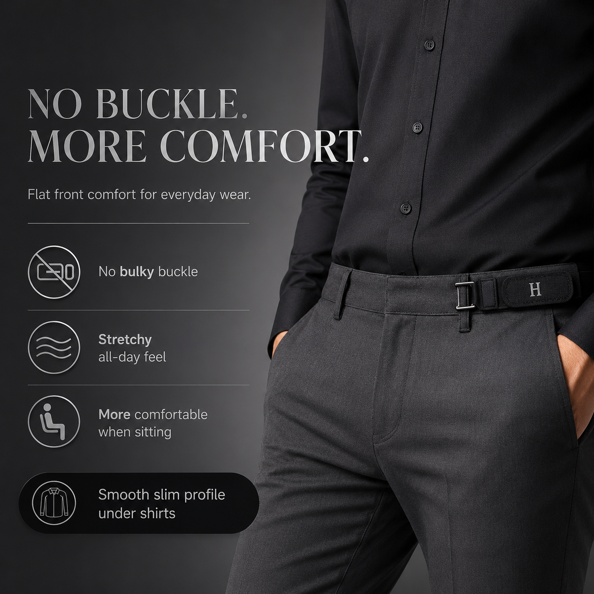 FlexHook™ Tactical Elastic Belt (Buy 1 Get 1 Free)